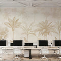 Palm Reverie Mural Wallpaper - room preview 02