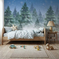 Winter Trees Mural Wallpaper - room preview 02