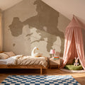 Yellowstone Lake Ochre Mural Wallpaper - room preview 02