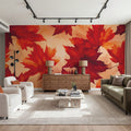 Oaks by Fall Mural Wallpaper - room preview 02