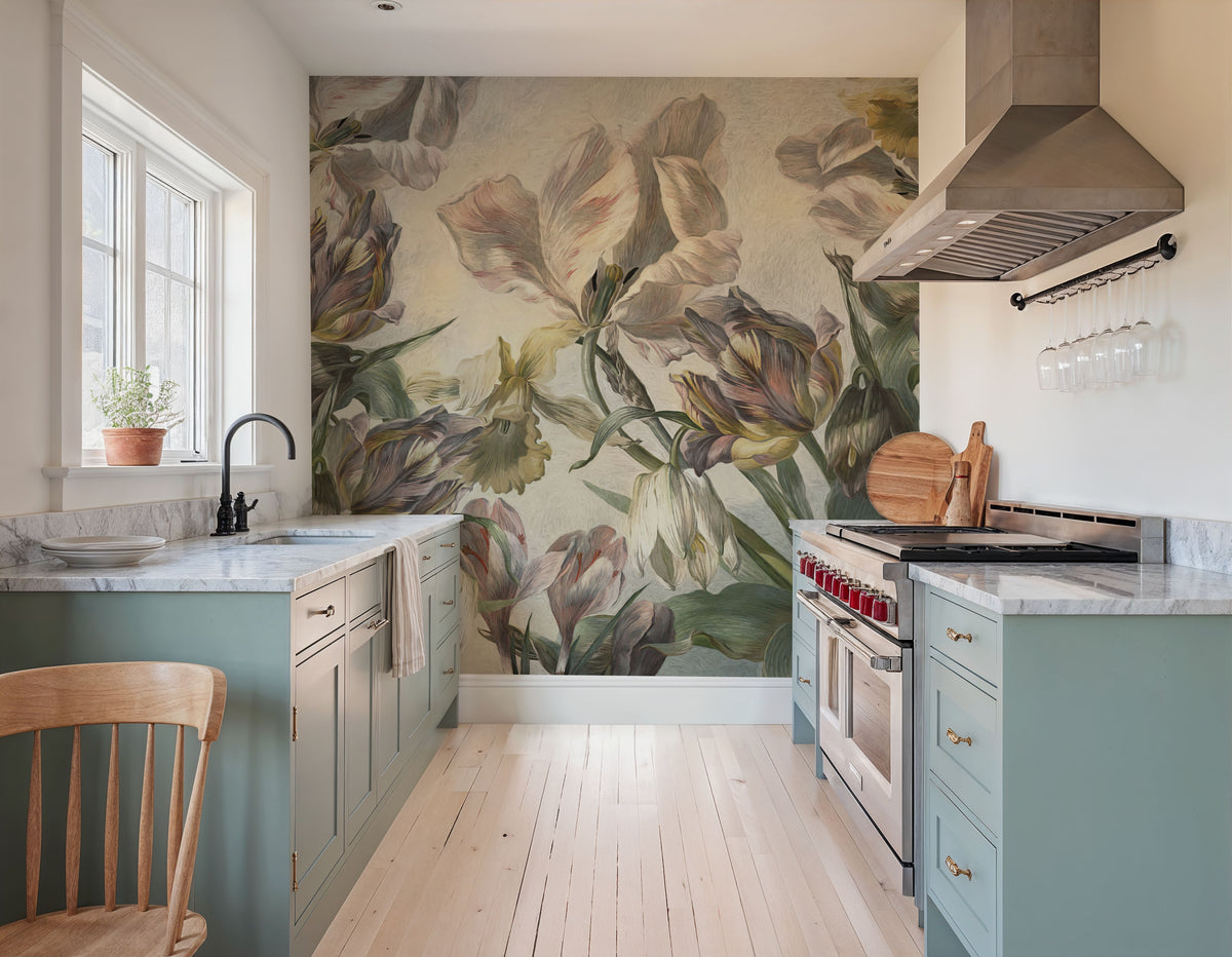 In Bloom Mural Wallpaper - room preview 02