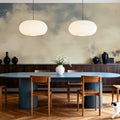 Sunny Cloudy Weather Mural Wallpaper - room preview 02