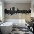 Muscat Oman Skyline Concrete Mural Wallpaper - room preview 02