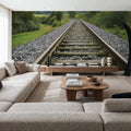 Woodland Tracks Mural Wallpaper - room preview 02