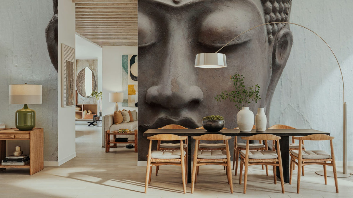 Beach Buddha Mural Wallpaper - room preview 02