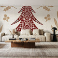 Holiday Form IX Color Mural Wallpaper - room preview 02