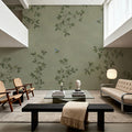 Oak Hollow, Jade Mural Wallpaper - room preview 02