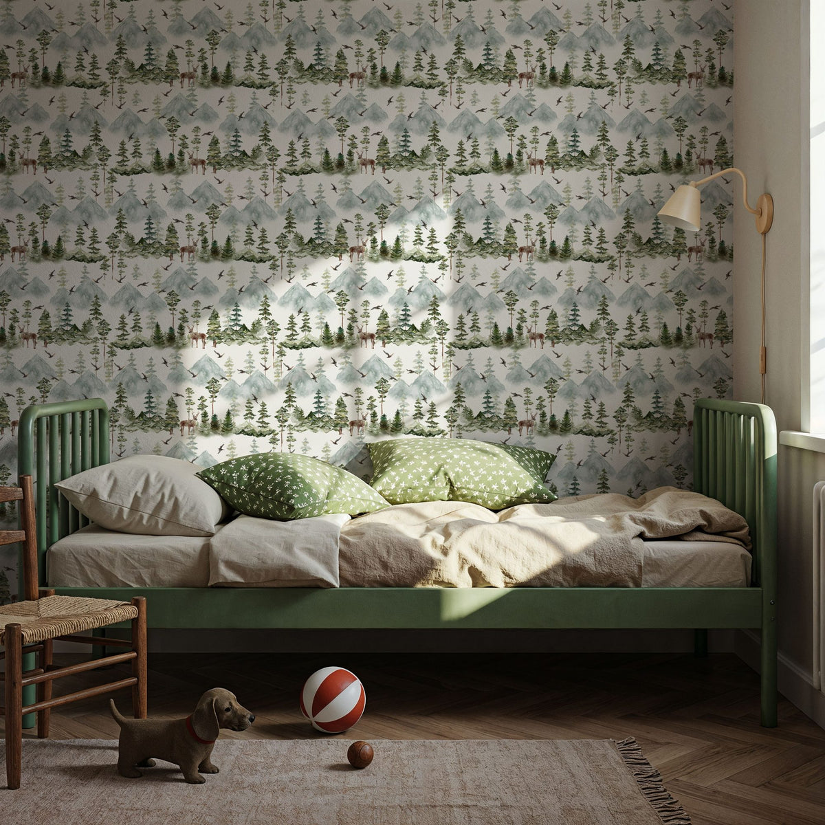 Mountain Scenery Mural Wallpaper - room preview 02