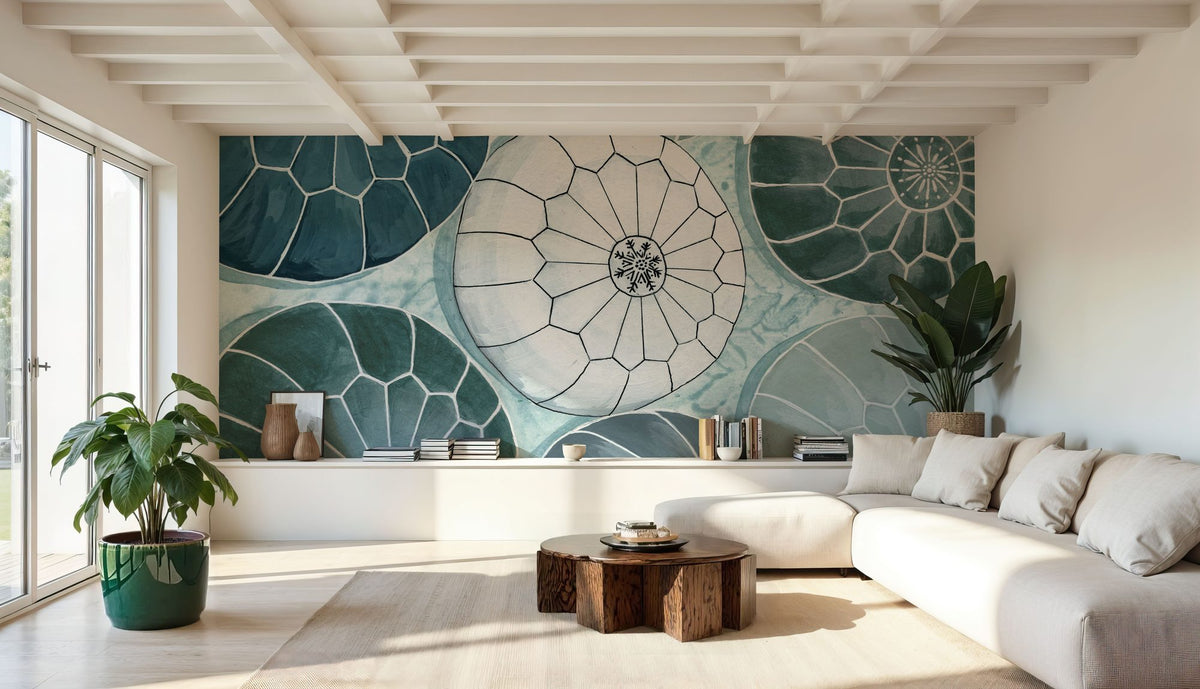 Moroccan Street Poufs Mural Wallpaper - room preview 02