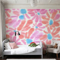 August Blossoms, Pink Mural Wallpaper - room preview 02