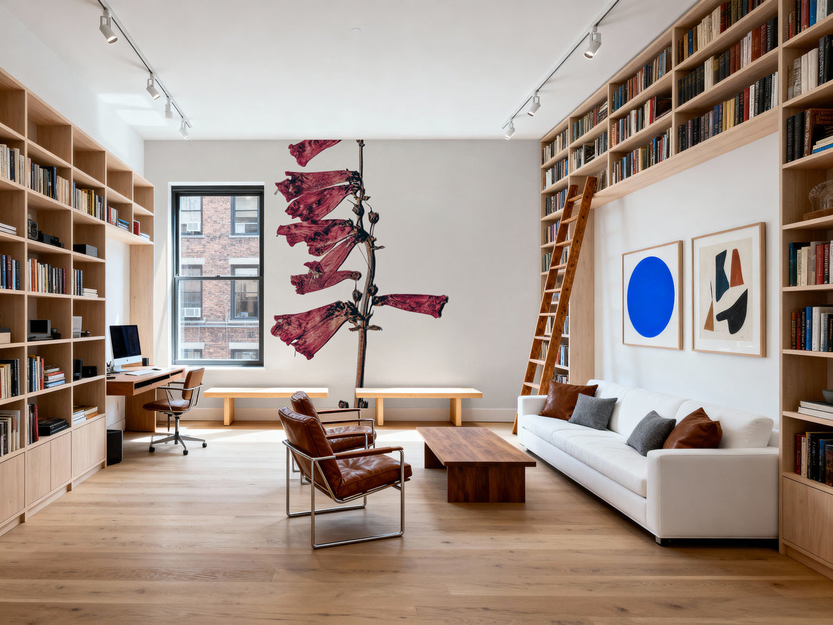 Field Journal Entry VII Color Mural Wallpaper - room preview 02