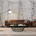 Frost-Kissed Birches Mural Wallpaper - room preview 02