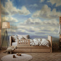 Cloud Drift Mural Wallpaper - room preview 02