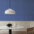 Coastal Dripping Blue Mural Wallpaper - room preview 02