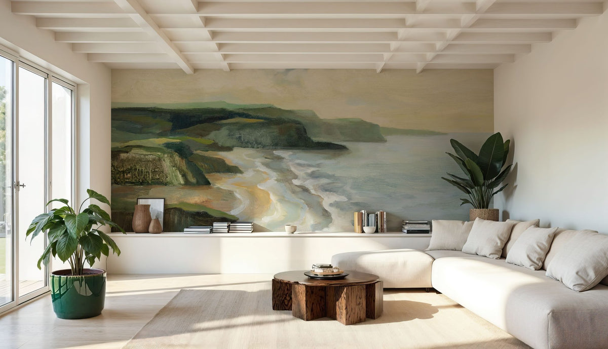 Irish Coast Mural Wallpaper - room preview 02