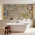 Old Map of France, 1570 Mural Wallpaper - room preview 02
