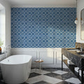 Light Blue Fields Mural Wallpaper - room preview 02