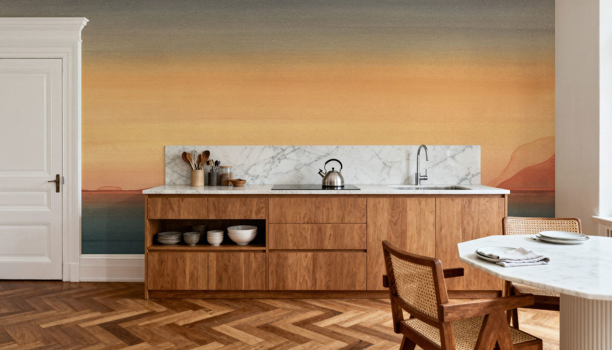 Gentle Horizon Mural Wallpaper - room preview 02