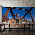 Northern Avenue Bridge Mural Wallpaper - room preview 02
