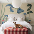 Salvia Florals II Mural Wallpaper - room preview 02