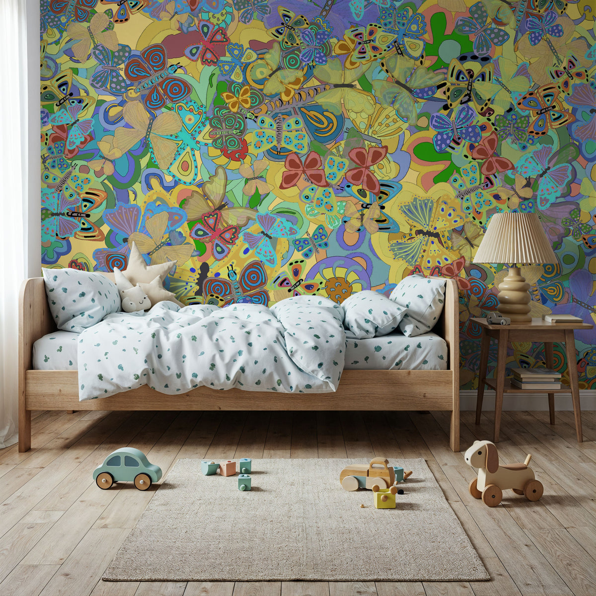 Summer Meadow Mix Mural Wallpaper - room preview 02