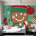Festive Christmas VIII Mural Wallpaper - room preview 02