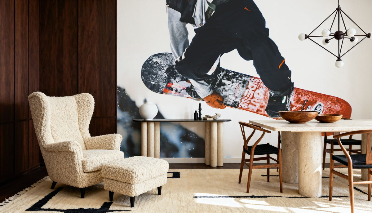 Snow Day III Mural Wallpaper - room preview 02