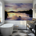 Twilight Voyage Mural Wallpaper - Neutral Tone - room preview 02