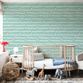 Starfish on the Line Mural Wallpaper - room preview 02