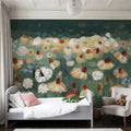 Wildflowers I Mural Wallpaper - Neutral Tone - room preview 02
