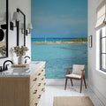 Turquoise Paradise Mural Wallpaper - room preview 02