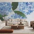 Providence Hydrangea I Mural Wallpaper - room preview 02