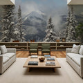 North Cascades Mural Wallpaper - room preview 02