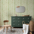 Forest View, Pistachio Mural Wallpaper - room preview 02