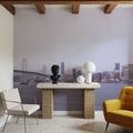 Urban Crossing Muted Mural Wallpaper - room preview 02