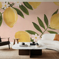 Garden Lemons Mural Wallpaper - room preview 02