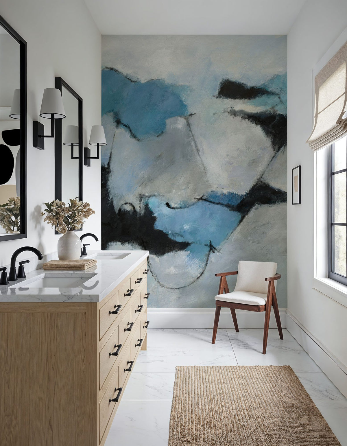 Shadow of Winter Mural Wallpaper - room preview 02