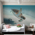 Wave Hello Mural Wallpaper - room preview 02