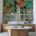 Flower Cloud Mural Wallpaper - room preview 02