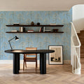 Forest Trees, Ice Blue Mural Wallpaper - room preview 02