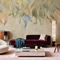 Under the Tree, Beige Mural Wallpaper - room preview 02