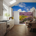 Blooming Heather Horizon Mural Wallpaper - room preview 02