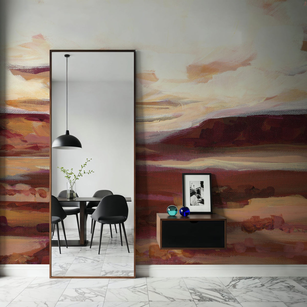 Mauve Mesa II Mural Wallpaper - room preview 02