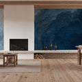 Indigo Ocean Mural Wallpaper - room preview 02