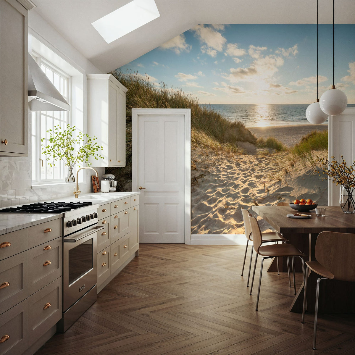 Coastal Escape Mural Wallpaper - room preview 02