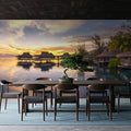 Bungalow Sunset Mural Wallpaper - room preview 02
