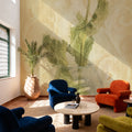 Vintage Poppy in Glass Vase Mural Wallpaper - room preview 02