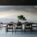 Coastal Wave Abstract Mural Wallpaper - room preview 02