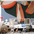 Sliced Apples Study Mural Wallpaper - room preview 02