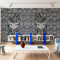 Flowers and Berries Mural Wallpaper - Neutral Tone - room preview 02